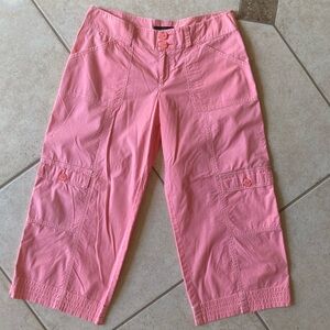 Bebe Coral Cargo Capris